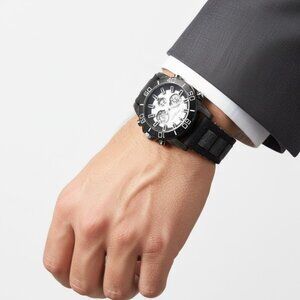 NWT Authentic Anthony James Speedster White Dial Men's Watch